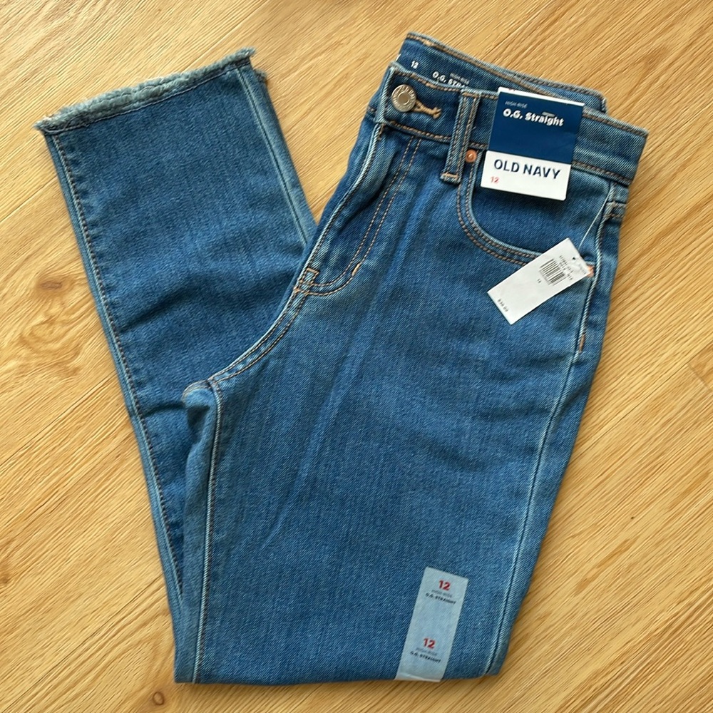 NWT Girls Jeans - High Rise O.G. Straight | Old Navy